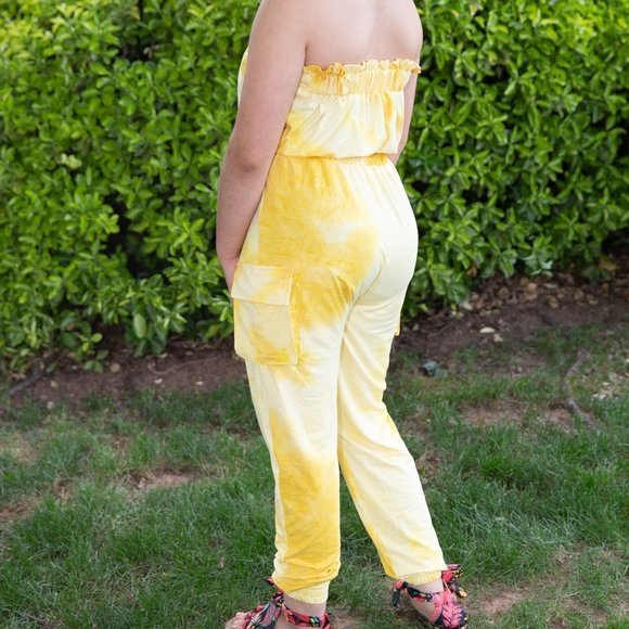 Yellow Tye Dye Jumper - Picture 5 of 6